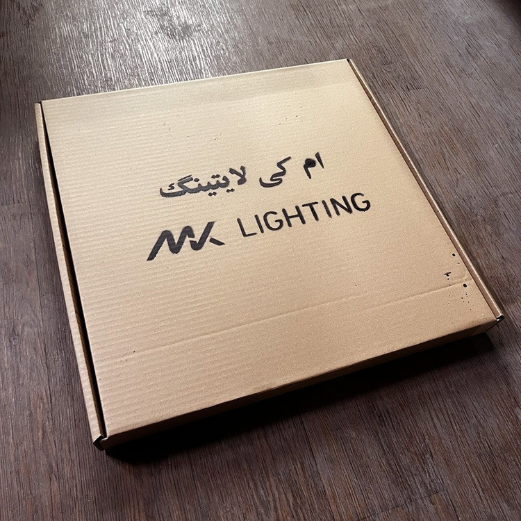 محصول نمونه تستی دیوارکوب 1 شعله ام کی ای لایتینگ مدل مربع کد D-M